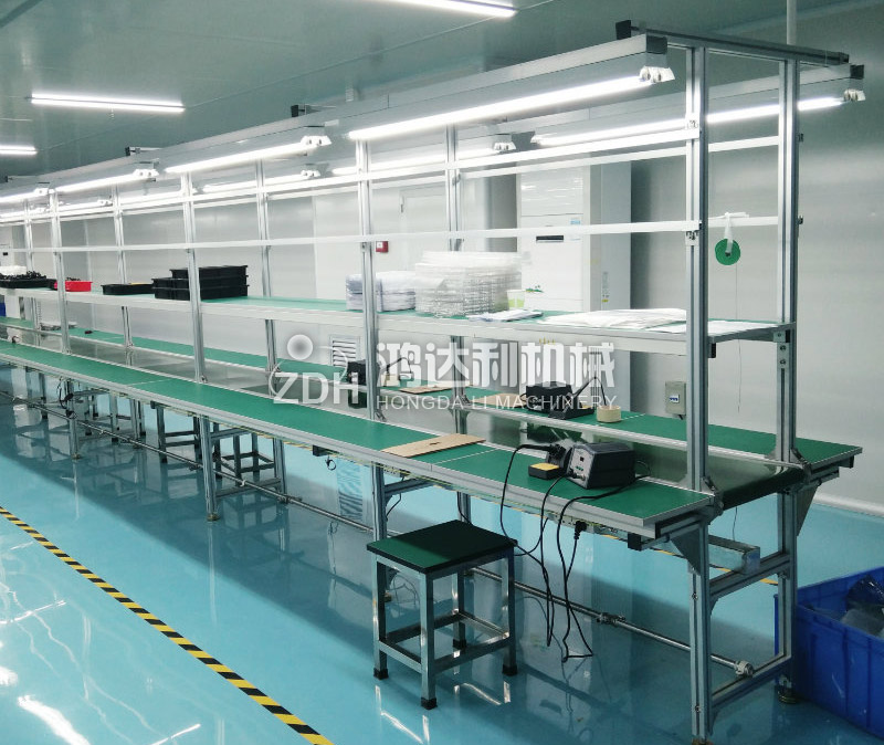 铝材型pvc皮带流水线