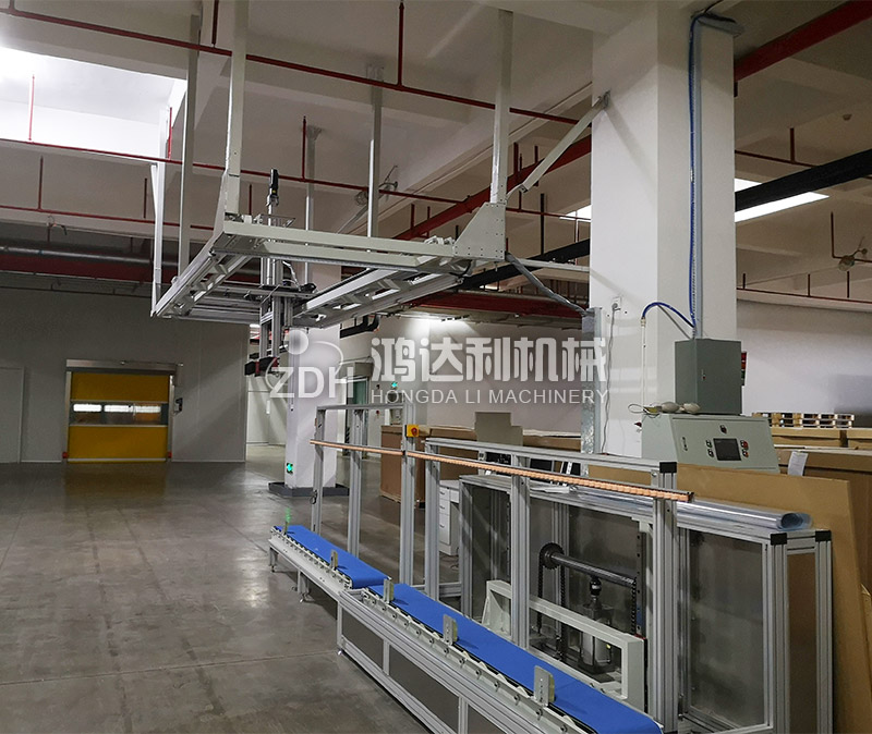 TV下线包装机构