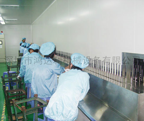 自动涂装喷油线上下件区