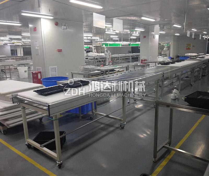 滚筒手推电视组装线