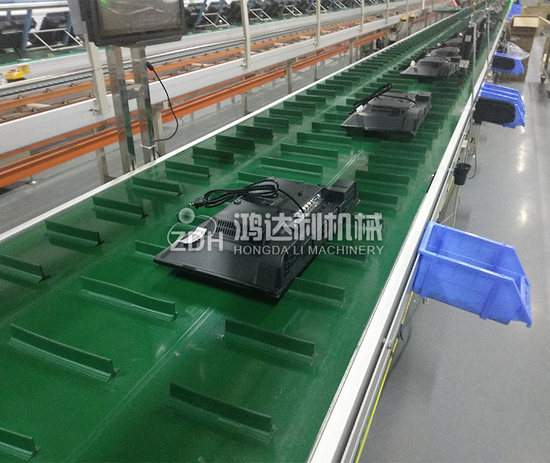 带筋条皮带式电视组装线