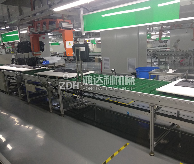 带筋条皮带式电视组装线